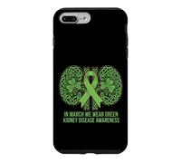 In March We Wear Green Kidney Disease Awareness Shamrock Case for iPhone 7 Plus/8 Plus