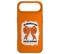 In March We Wear Orange Multiple Sclerosis Bow For Women Case for iPhone Air