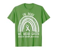 In May We Wear Green Mental Health Awareness Month T-Shirt