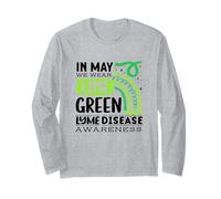 in May We Wear Lime Green Lyme Disease Awareness Long Sleeve T-Shirt