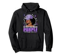 In May We Wear Purple Fibromyalgia Awareness Pullover Hoodie