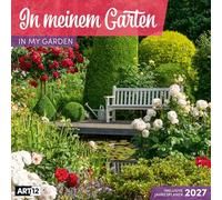 In meinem Garten Kalender 2027 - 30x30 - Art12: Stilvoller Garten-Kalender im schlanken Hochformat (aufgeklappt 30x60 cm) | zum Eintragen