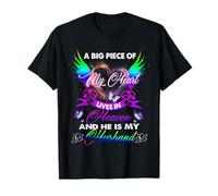 in Memories of My Husband, My Husband is My Angel in Heaven T-Shirt