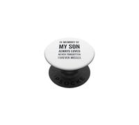 In Memory My Son Always Loved Never Forgotten Forever Missed PopSockets Adhesive PopGrip