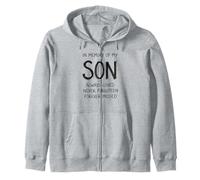 In Memory My Son Always Loved Never Forgotten Forever Missed Zip Hoodie