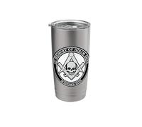 in Memory of Hiram Abiff Widows Son Masonic Lodge Mason Stainless Steel Insulated Tumbler