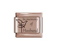In Memory Of Loved Ones Charm - Fit All Classic 9mm Italian Style Charms - UK stock (Cat)