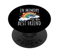 In Memory of my Best Friend Rainbow Bridge Dog Lover PopSockets Adhesive PopGrip