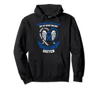 In Memory of Sister Colon Cancer Awareness Memorial Gifts Pullover Hoodie