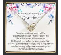 In memory of your Grandma - Loss of grandma Gift Necklace, Remembrance Gift grandma Grief Gift - grandma Memorial Necklace - grandma Passing Jewelry