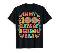 in My 100 Days of School Era Disco Teacher Students Kids T-Shirt