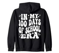 In My 100 Days of School Era Student Milestone Celebration Zip Hoodie
