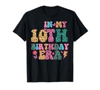 in My 10th Birthday Era Leopard 10 Ten Year Old Bday Girls T-Shirt