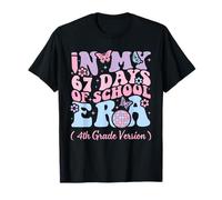 in My 67 Days of School Era Meme Kids Youths 4th Grade T-Shirt