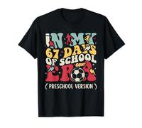 in My 67 Days of School Era Meme Kids Youths Preschool T-Shirt