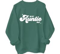 In My Auntie Era Sweatshirt, Auntie Sweatshirt, In My Cool Aunt Era Shirt Green