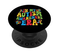 In My Autism Awareness Era World Autism Day Pride Autistic PopSockets Adhesive PopGrip