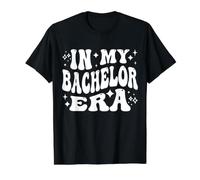 in My Bachelor Era, Funny Bach, Single Life Value Graphic T-Shirt, Men, Black, XL