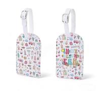 in My Beach Era Baggage Tag Beachy Luggage Tag Summer Vacation Gift Family Trip Gift (BeachEra-TAG UK2)