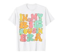 In My Big Cousin Era Groovy Big Cousin Toddler Girl Boy Cute T-Shirt