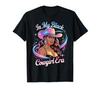 in My Black Cowgirl Era Glam Western Afro Style Women Men T-Shirt