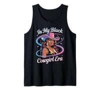 in My Black Cowgirl Era Glam Western Afro Style Women Men Tank Top