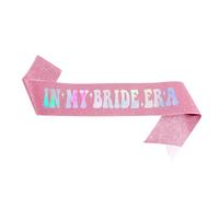 In My Bride Era Sash, Pink Bride to Be Sash Hen Party Decorations for Wedding Bridesmaid Favors Bridal Accessories Y8FSXNJD