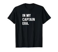 in My Captain Era - Boat Ship Yacht Sailing Cruise Crew Value Graphic T-Shirt, Men, Black, M