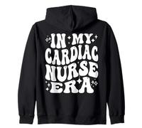 In My Cardiac Nurse Era Retro Medical Pride Zip Hoodie