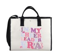 In My Cheerleader Era Tote Bag Cheerleader Gift Cheerleading Coaach Team Cheer Girl Mom Cheer Lover Tote Bag (Cotton, CHEER LEADER tote b 2 uk)
