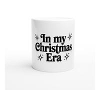 in My Christmas Era Mug, 11oz Ceramic Holiday Coffee Cup, Trendy Festive Mug, Secret Santa Gift