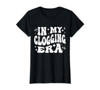 in My Clogging Era, Funny Dance Team Clogger Dancer Teacher Value Graphic T-Shirt, Women, Black, S