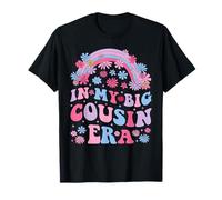 In My Cousin Era Groovy Design, Funny Cute Cousin Birthday T-Shirt