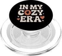 In My Cozy Era Retro Cozy Aesthetic Fall Hygge PopSockets PopGrip for MagSafe