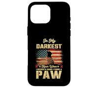 In My Darkest Hour When I Needed A Hand I Found A Paw Case for iPhone 16 Pro Max