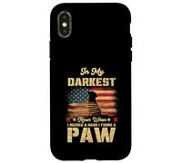 In My Darkest Hour When I Needed A Hand I Found A Paw Case for iPhone X/XS
