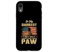 In My Darkest Hour When I Needed A Hand I Found A Paw Case for iPhone XR
