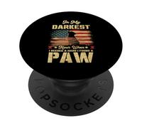 In My Darkest Hour When I Needed A Hand I Found A Paw PopSockets Adhesive PopGrip