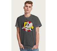 In My Defence I Was Unsupervised Danger Mouse T-Shirt Danger Mouse Charcoal XXL