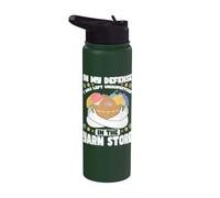 in My Defense I was Left Unsupervised in the Yarn Store Stainless Steel Insulated Water Bottle
