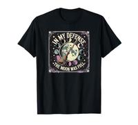 in My Defense The Moon was Full Vintage Witchy Halloween T-Shirt