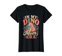 in My Dino Mom Era Value Graphic T-Shirt, Women, Black, M