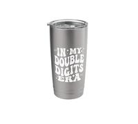 in My Double Digits Era 10th Birthday Two Digit Age Stainless Steel Insulated Tumbler