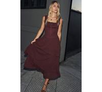 In My Dreams Midi Dress by free-est at Free People in Bitter Chocolate, Size: XL - female