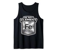 in My Element Funny Blacksmith Iron Worker Periodic Table Tank Top