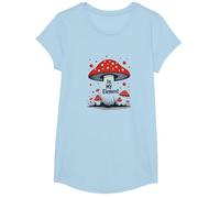 in My Element: Whimsical Mushroom Forest Adventure T-Shirt, Girls, Baby Blue, Large