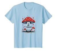 in My Element: Whimsical Mushroom Forest Adventure T-Shirt, Kids, Baby Blue, 4 Years