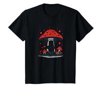 in My Element: Whimsical Mushroom Forest Adventure T-Shirt, Kids, Black, 2 Years