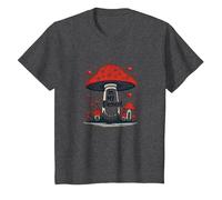 in My Element: Whimsical Mushroom Forest Adventure T-Shirt, Kids, Dark Heather Grey, 6 Years