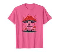 in My Element: Whimsical Mushroom Forest Adventure T-Shirt, Men, Pink Heather, Medium